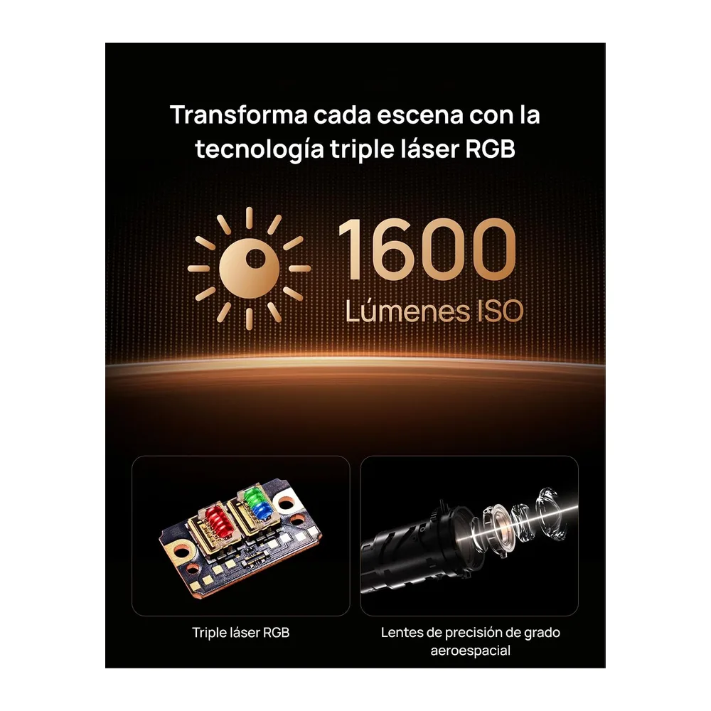 XGIMI Elfin Flip 4K Proyector Portátil, RGB Láser Triple, Exterior y Jardín — 4