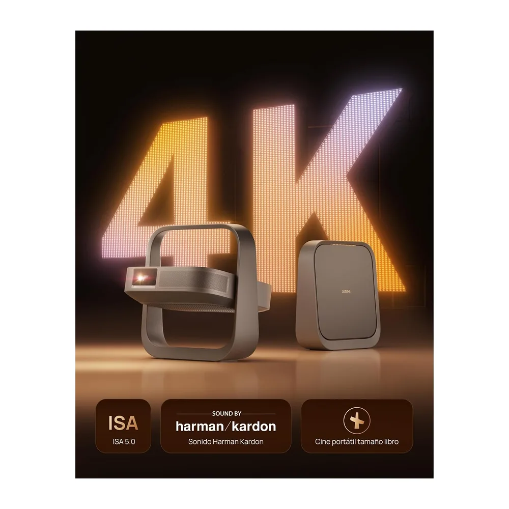 XGIMI Elfin Flip 4K Proyector Portátil, RGB Láser Triple, Exterior y Jardín — 5