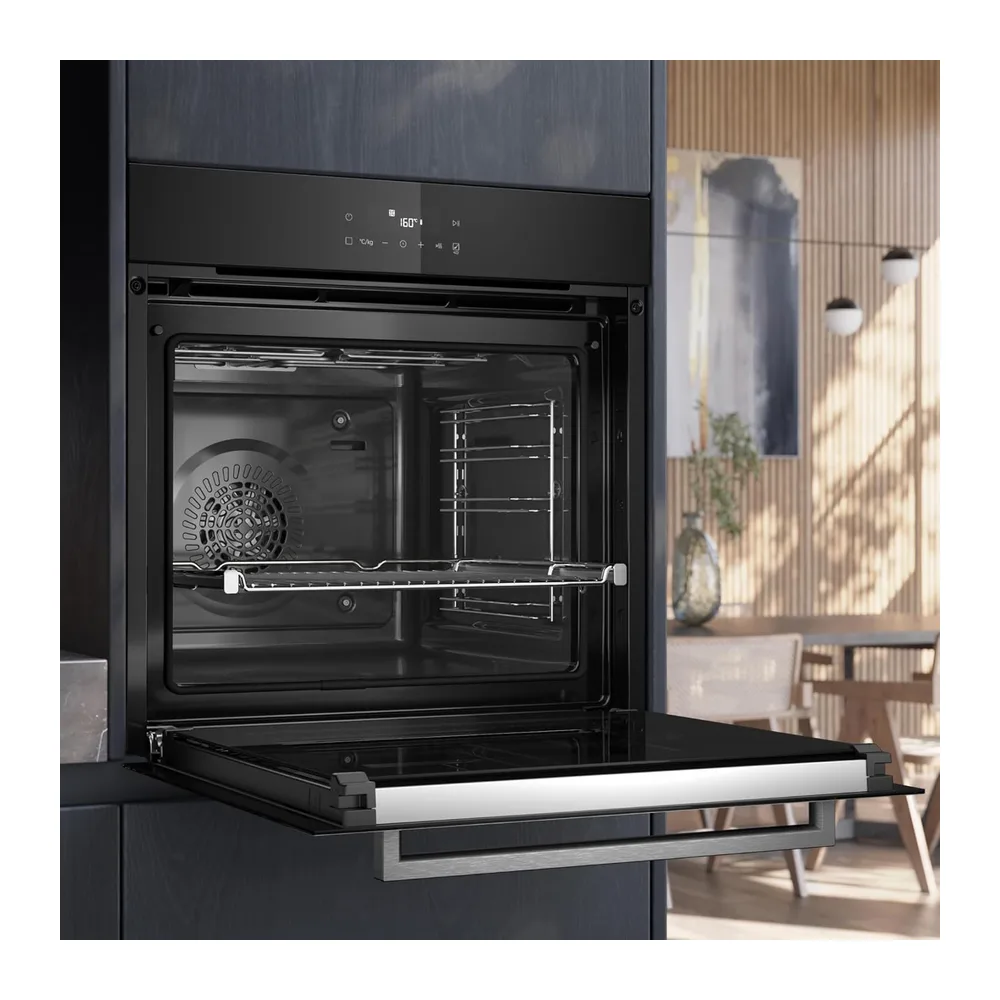 Siemens, Horno iQ300, Autolimpieza pirolítica, airFry, negro, HB372AES3 [Clase de eficiencia energética A+] — 4