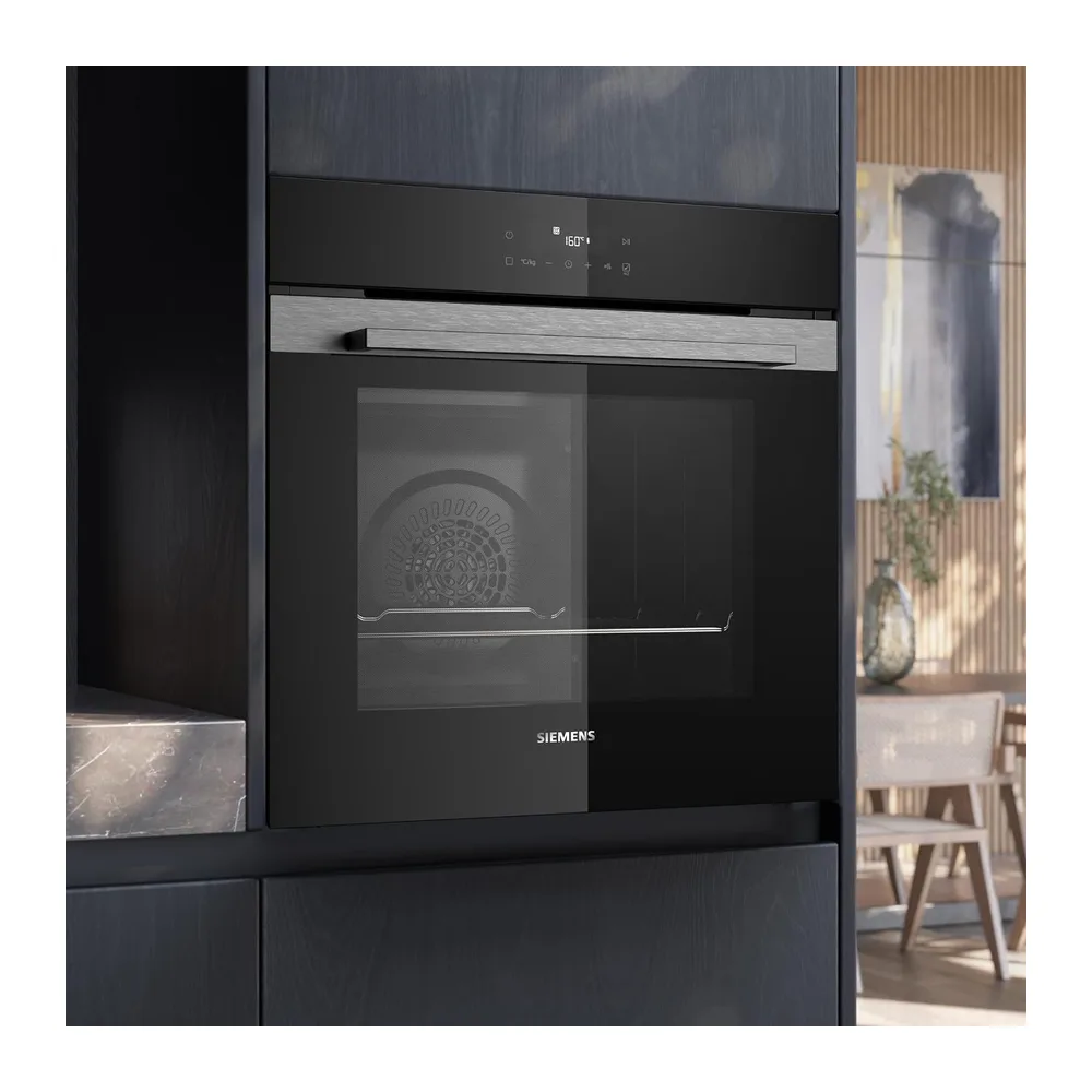 Siemens, Horno iQ300, Autolimpieza pirolítica, airFry, negro, HB372AES3 [Clase de eficiencia energética A+] — 5