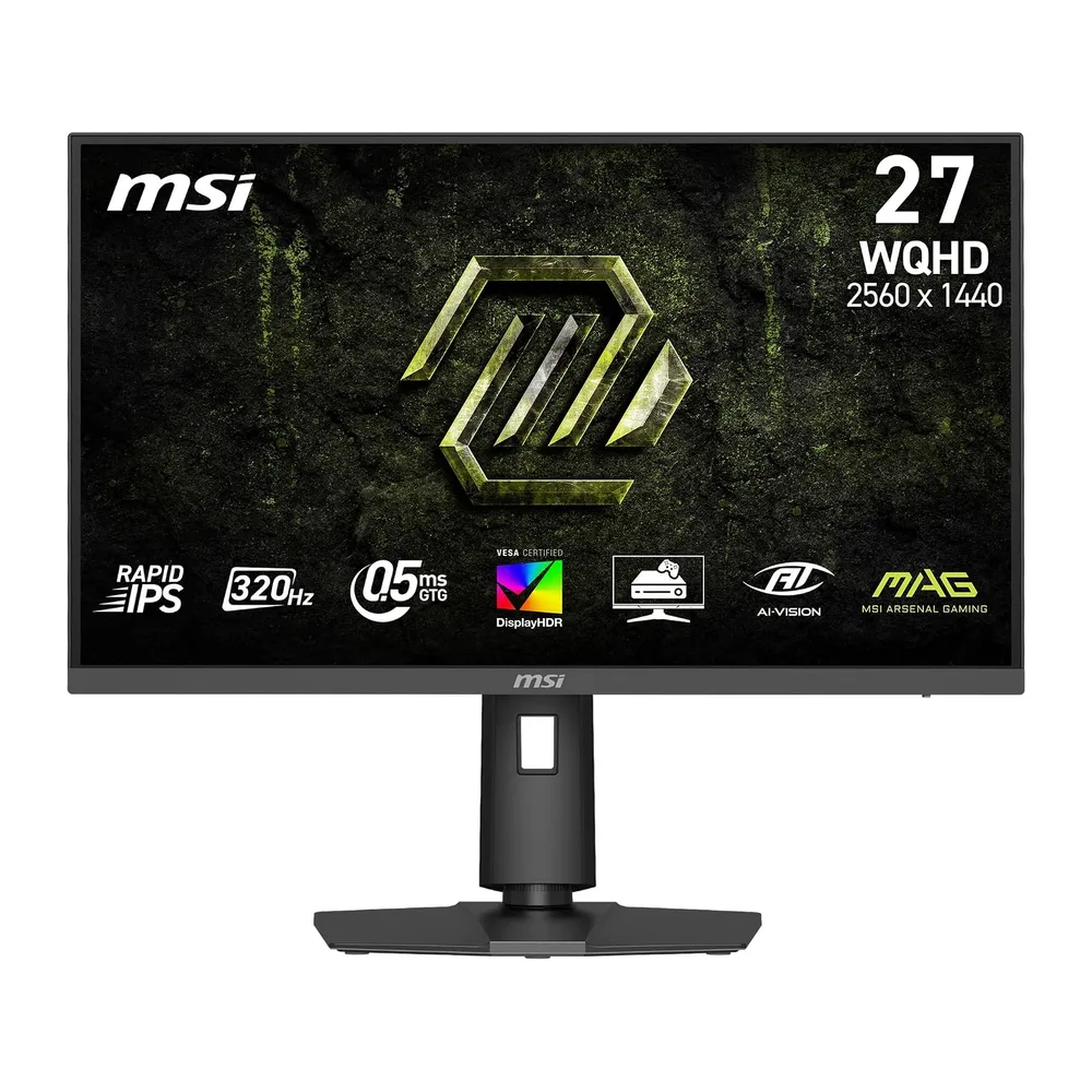 68,6 Cm (27") 2560 X 1440 Pixel Msi 9s6-3ce49H-077 16:9 Wide Quad Hd Rapid Ips 0,5 Ms 320 Hz Hdr Displayport