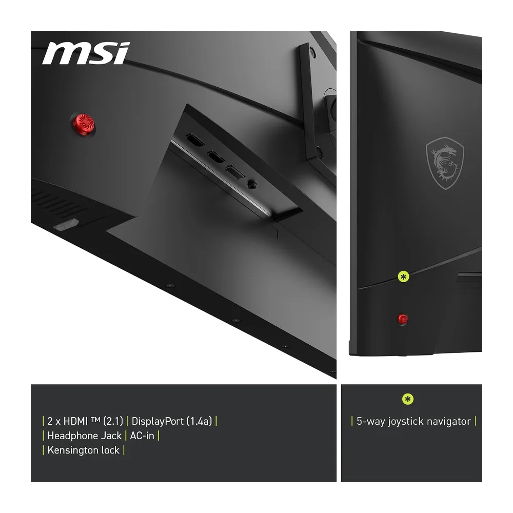 68,6 Cm (27") 2560 X 1440 Pixel Msi 9s6-3ce49H-077 16:9 Wide Quad Hd Rapid Ips 0,5 Ms 320 Hz Hdr Displayport — 6