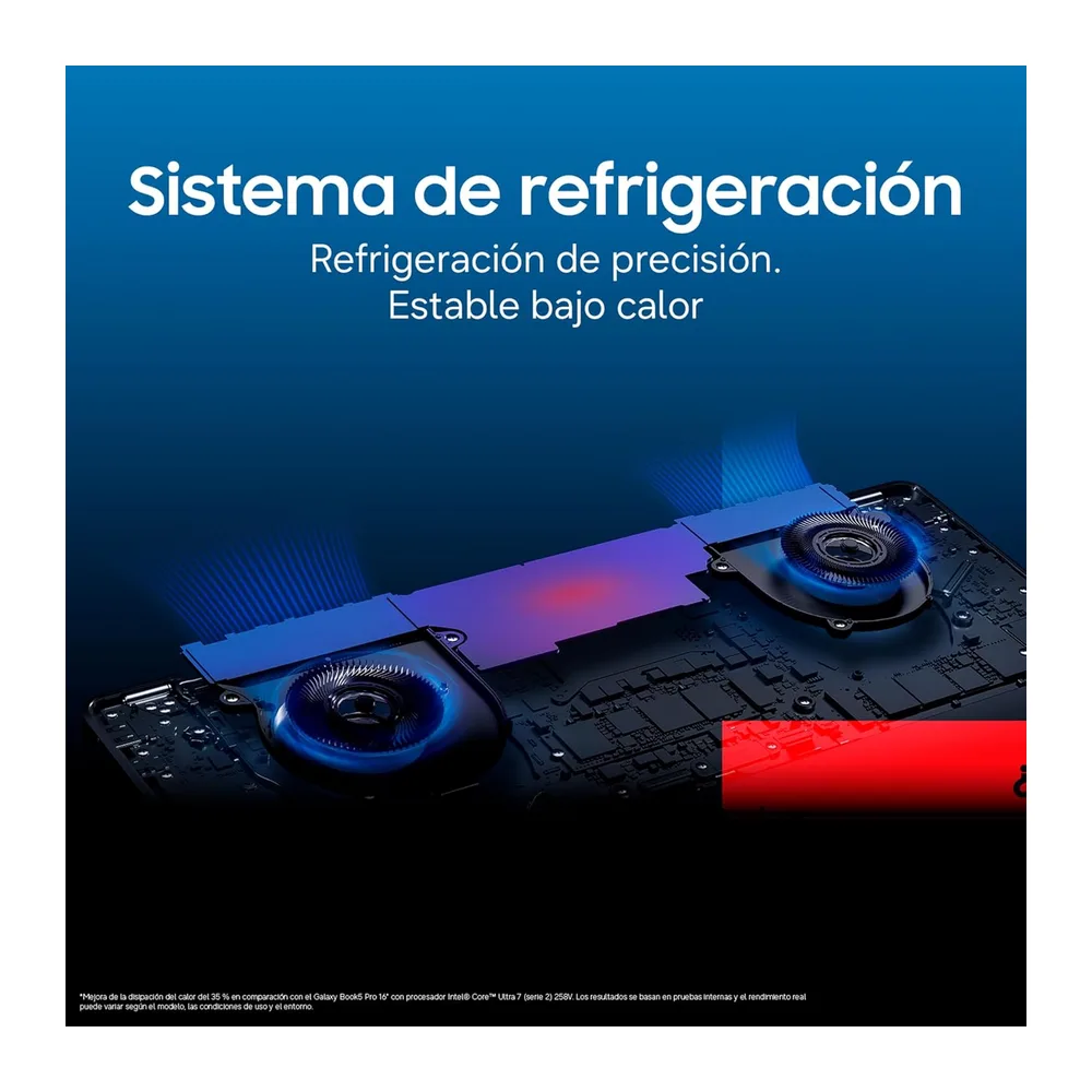 Samsung Portátil Galaxy Book6 Pro, Copilot+ PC, Intel Core Ultra 7-356H, 16GB, 512GB SSD, 16", W11 — 6