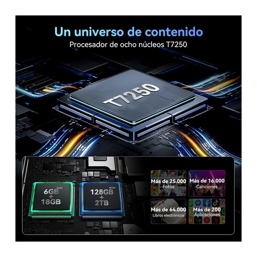 2026 Android 16 Tableta,12 Pulgadas Tablet con Teclado 4G LTE+5G WiFi,120Hz — 6
