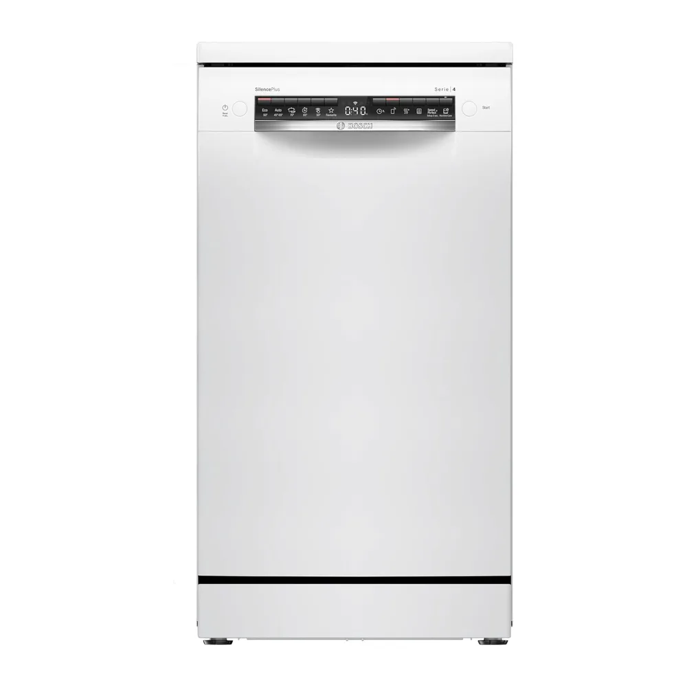 Bosch, Lavavajillas, Serie 4, 45 cm, 10 servicios, blanco, SPS4HMW13E [Clase de eficiencia energética D]