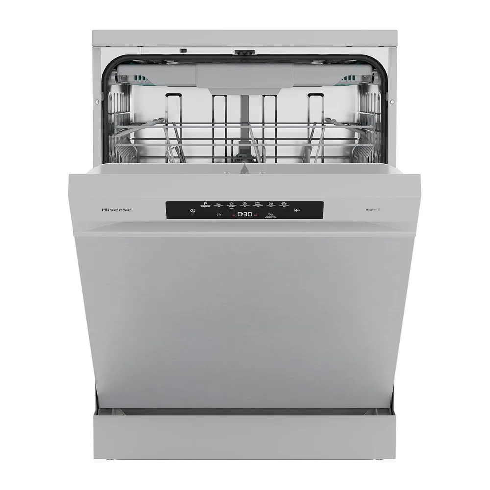 Hisense HS643B90X - Lavavajillas Clase B, 15 Servicios, Fondo 60cm, Secado Extra, Programa Automático,