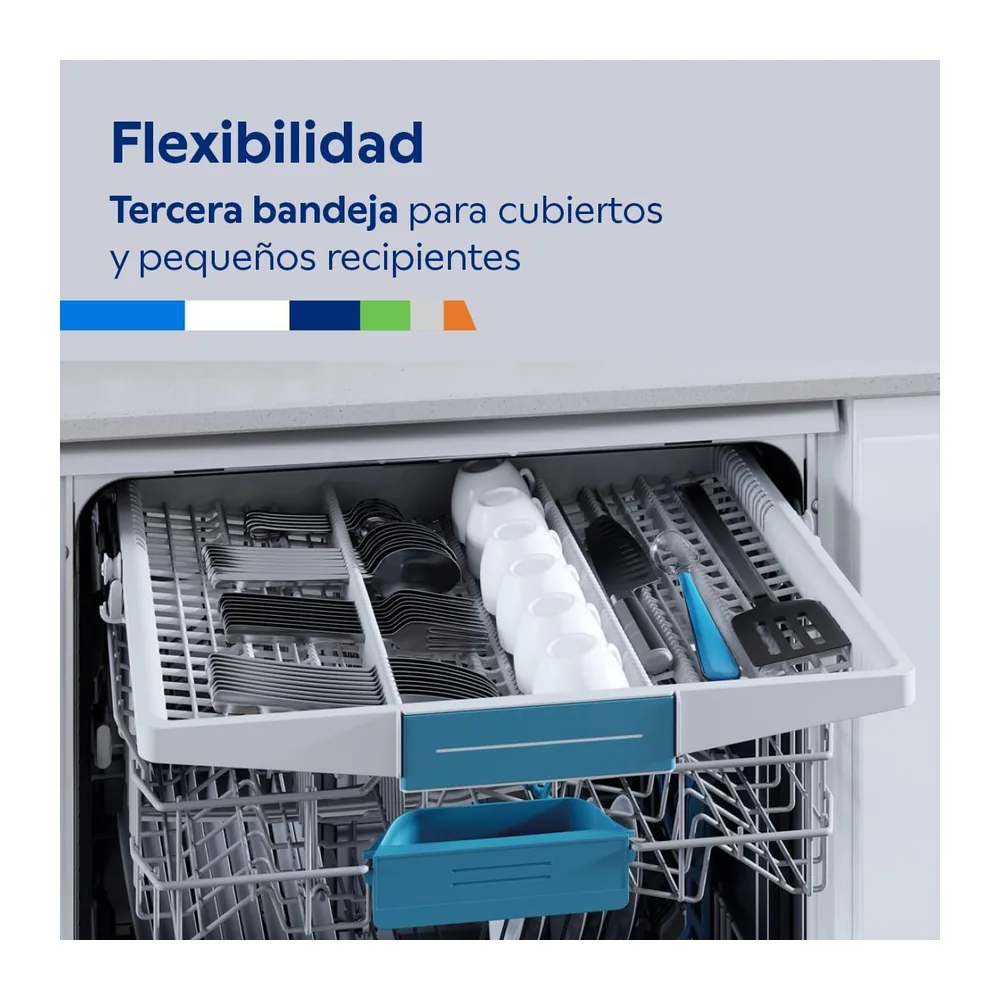 Balay, Lavavajillas integrable, XXL, 14 Servicios, Silencioso, 3VH6331SA [Clase de eficiencia energética C] — 6