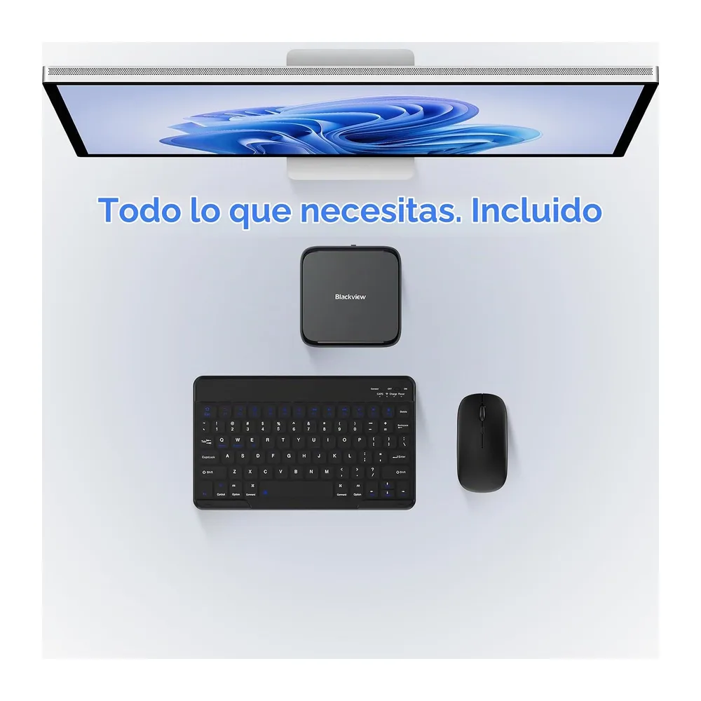 Blackview MP50 Mini PC con Teclado y ratón — 2