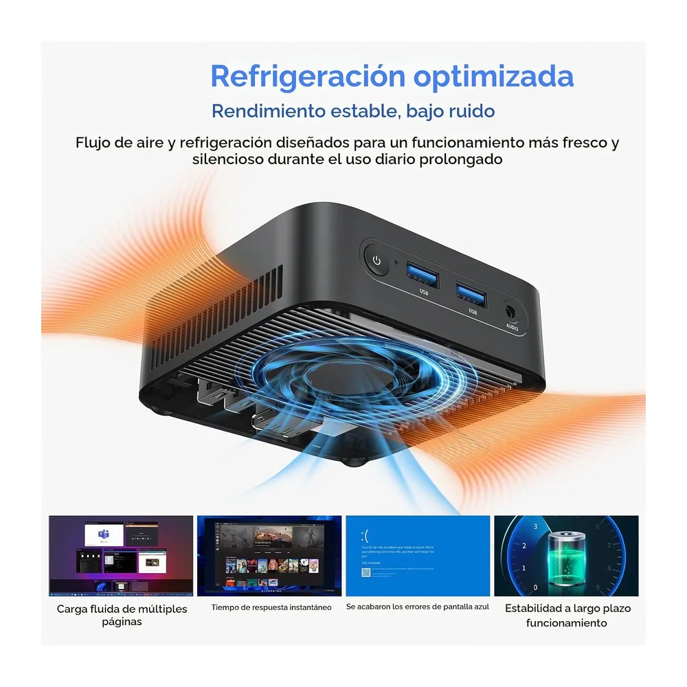 Blackview MP50 Mini PC con Teclado y ratón — 4