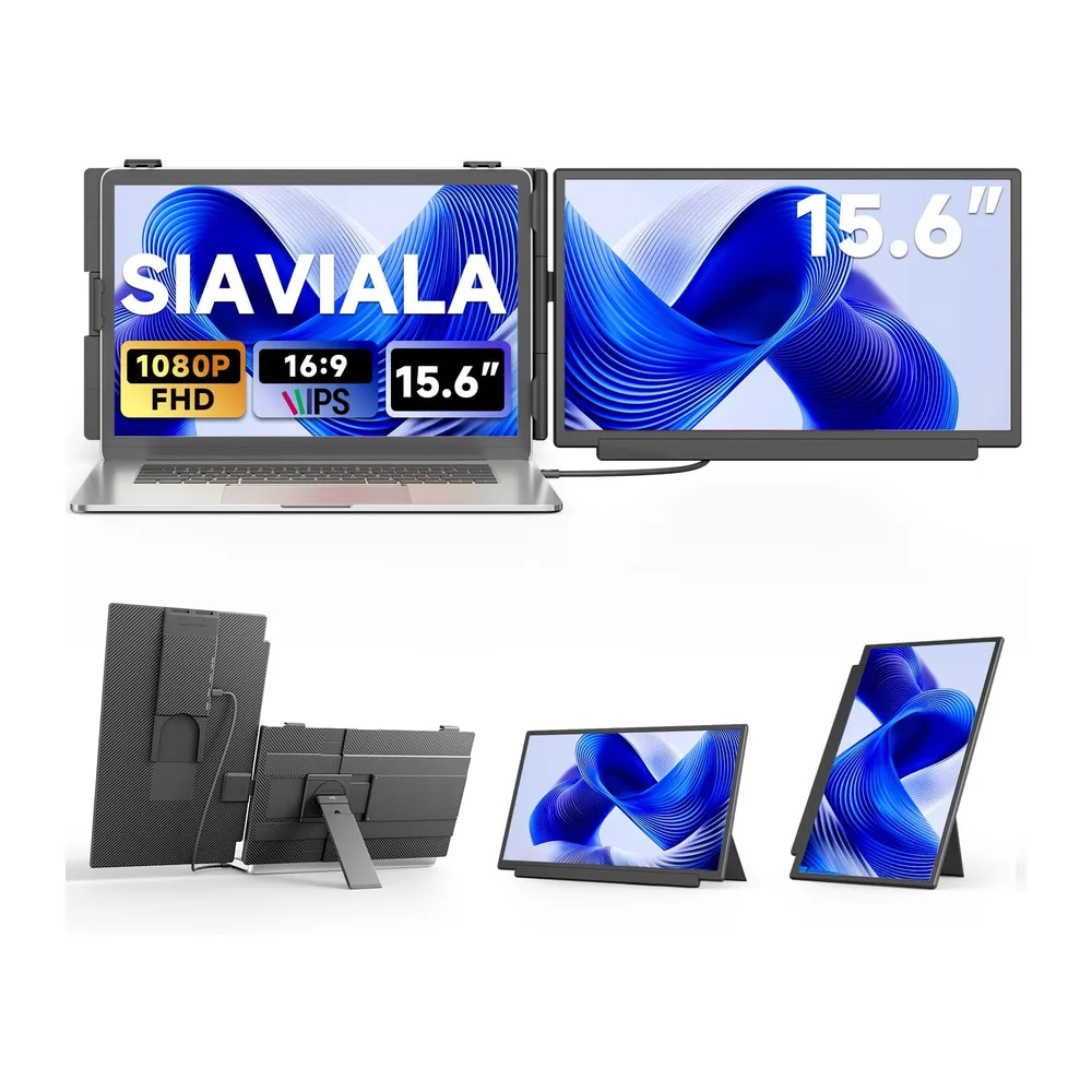 Extensor De Pantalla para Portátil de 15.6" Monitor Portátil IPS 1080P FHD