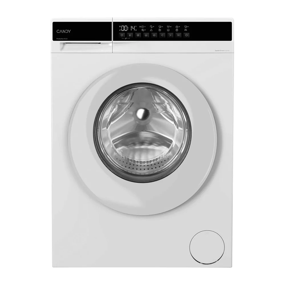 Candy ProWash 100 EY 2108-S, Lavadora 10 KG, 1200 RPM, Display Digital con botones, Proactive Wash, 12