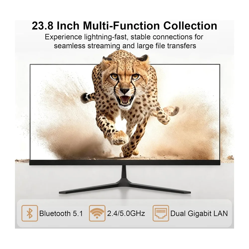 23,8 Pulgadas Ordenador Todo-en-Uno Pantalla táctil Procesador de núcleo Core i7 4 con pc Todo en uno 16GB de — 3