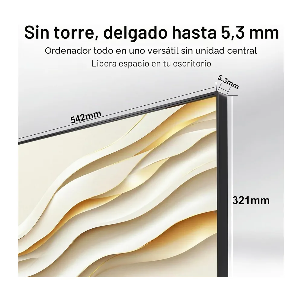 23,8 Pulgadas Ordenador Todo-en-Uno Pantalla táctil Procesador de núcleo Core i7 4 con pc Todo en uno 16GB de — 4