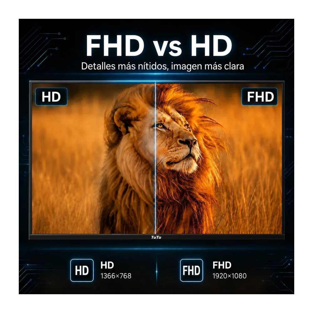 TuTu TU25Q1FQ-T8 Smart TV 25 Pulgadas (64 cm) — 6