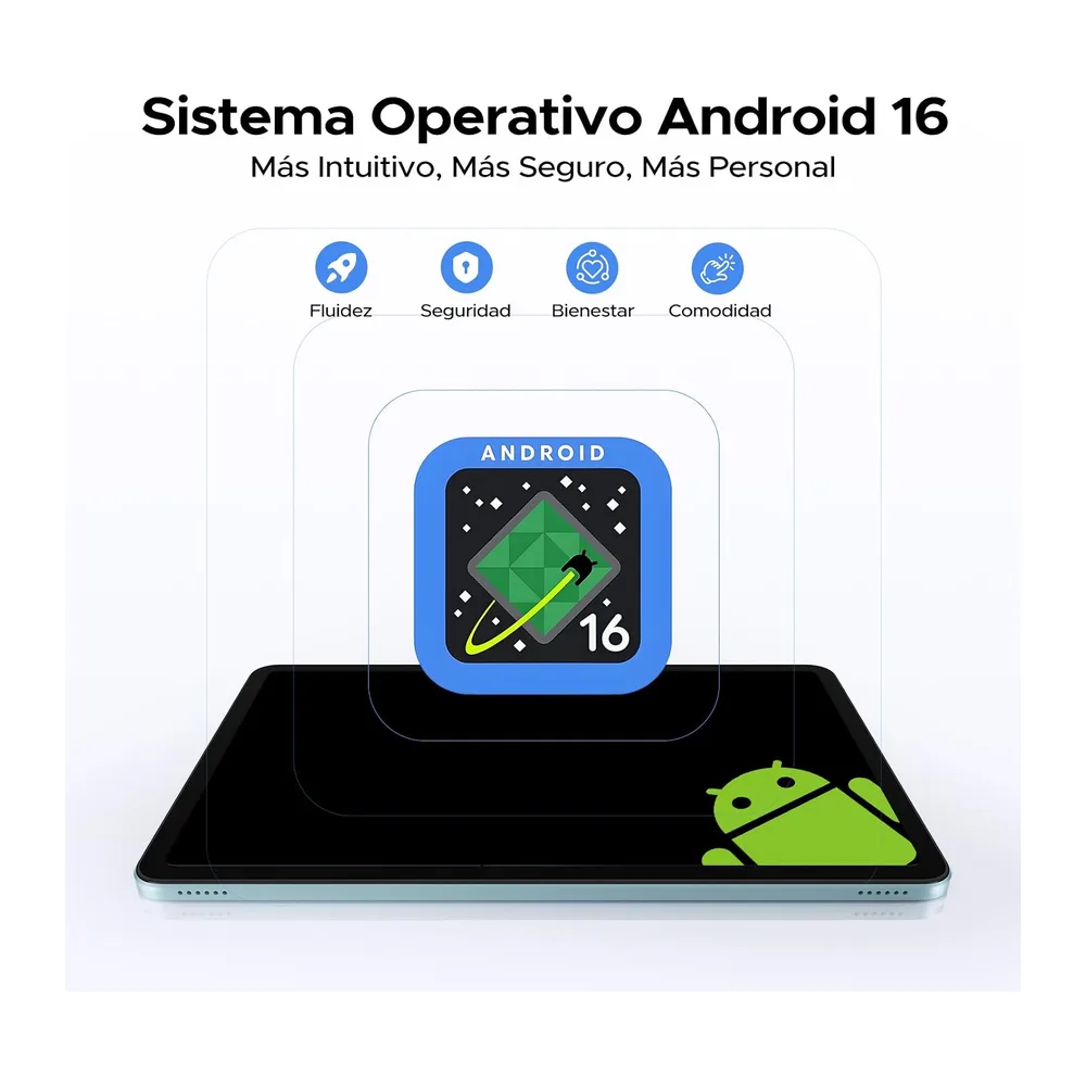 P12 Tablet Android 16, Tablet 12 pulgadas, 48GB RAM+128GB ROM/2 TB TF, IPS 2,4K, Pantalla 120 Hz, — 6