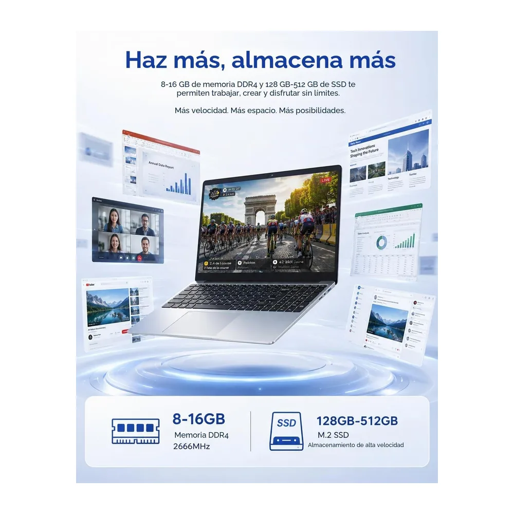 2026 Ordenador Portátil 15.6" con Soporte — 3