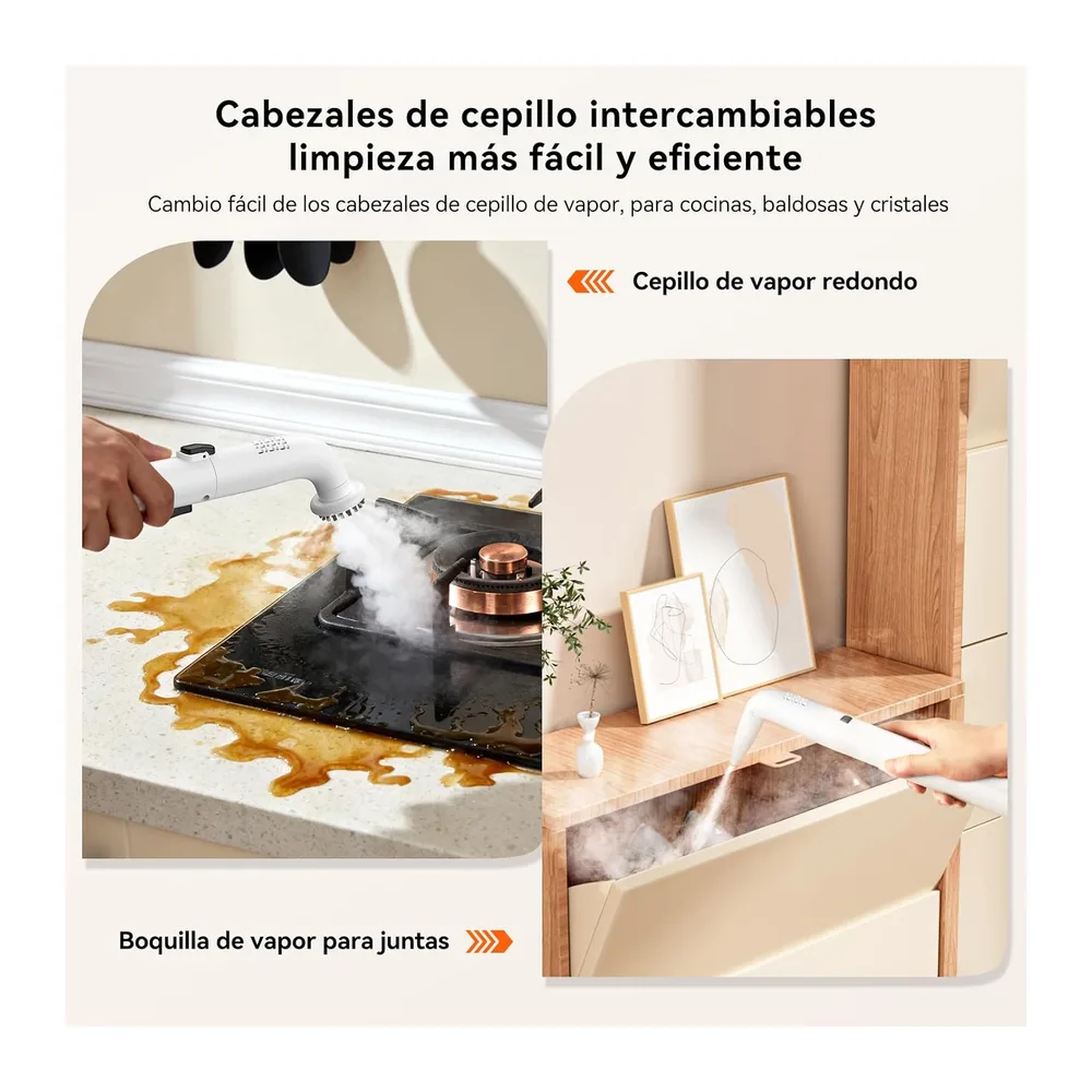 Uwant Y100S Limpiador Tapicerias Vapor 3en1 — 6