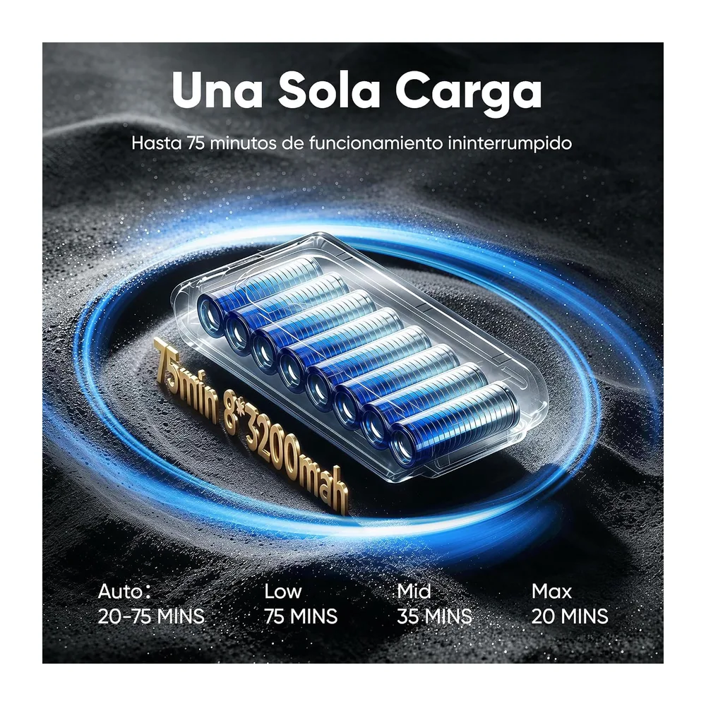 Aspiradora Sin Cable 65000Pa/650W/75Min Escoba Aspiradora sin Cable — 3