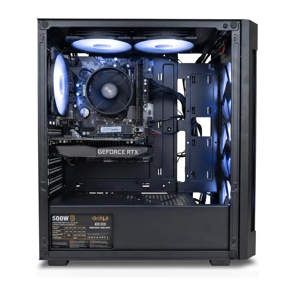 Revampix Torre Gaming Intel Core i7, Tarjeta Gráfica GTX750 4GB, 16GB RAM, 256GB SSD + 1TB HD, Fuente 500W — 4