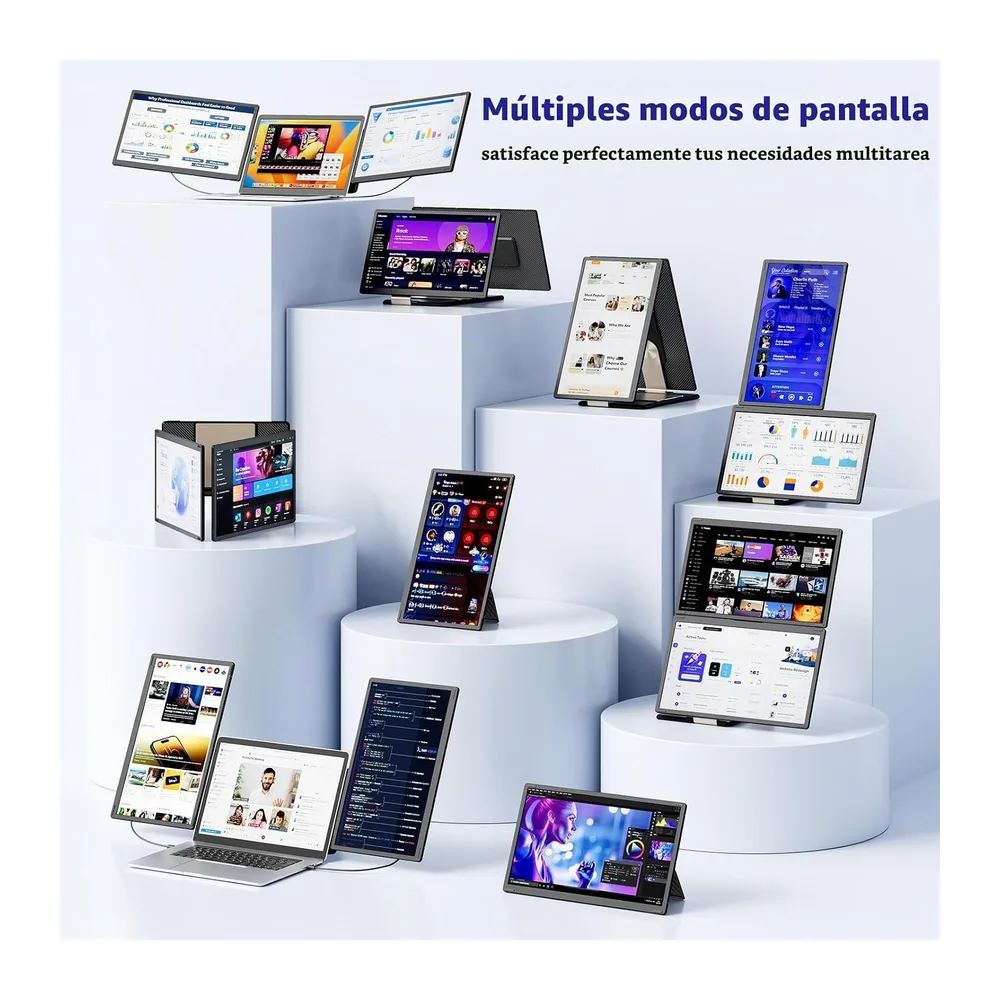 Monitor Portable 15,6" Extensor Pantalla Portatil 1080P FHD — 4