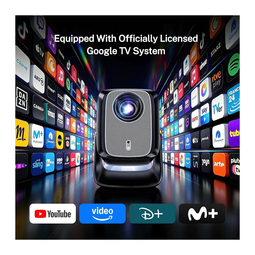 GTV Proyector Portátil 2000 ANSI Full HD Nativo — 3