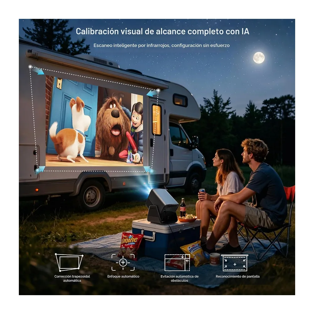 GTV Proyector Portátil 2000 ANSI Full HD Nativo — 6