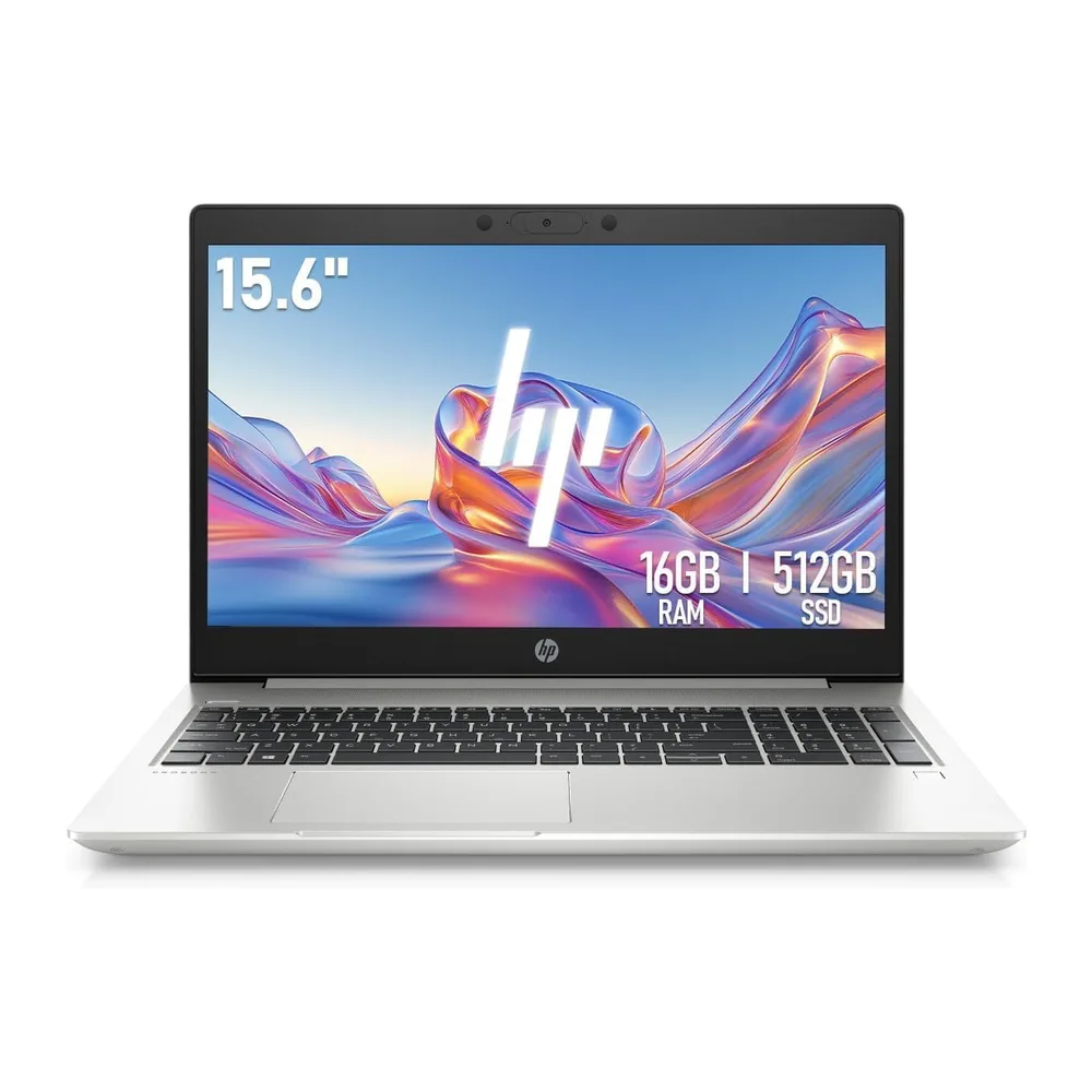 HP ProBook 450 G7 Portátil empresarial, 15,6 Pulgadas (1366 x 768), Intel Core i5-10210U, 16 GB de RAM, SSD