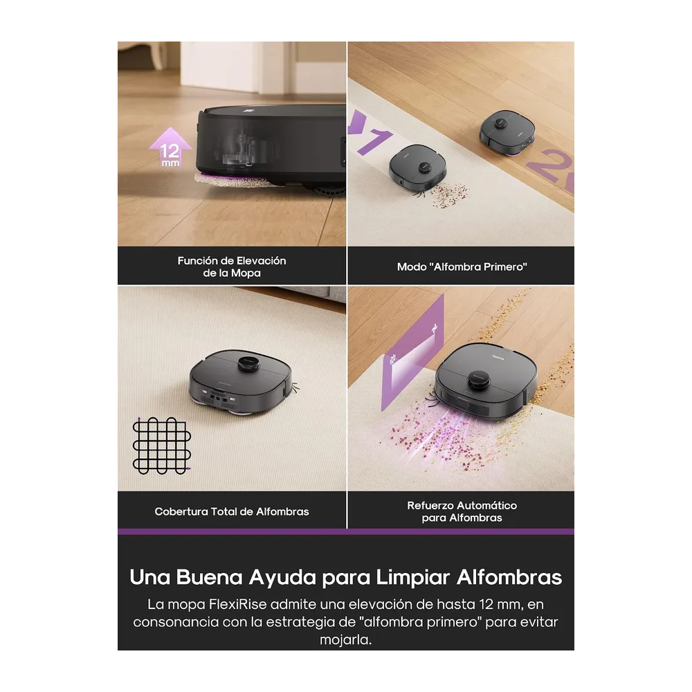 EUREKA J15 EVO Ultra Gen2 Robot Aspirador y Fregasuelos 22KPa con Base Multifuncional — 6