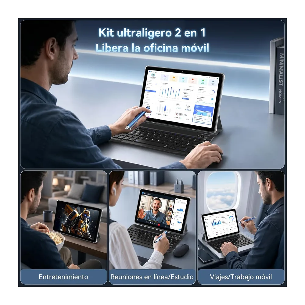 TABWEE Android 16 Tablet con Teclado y Lapiz — 2