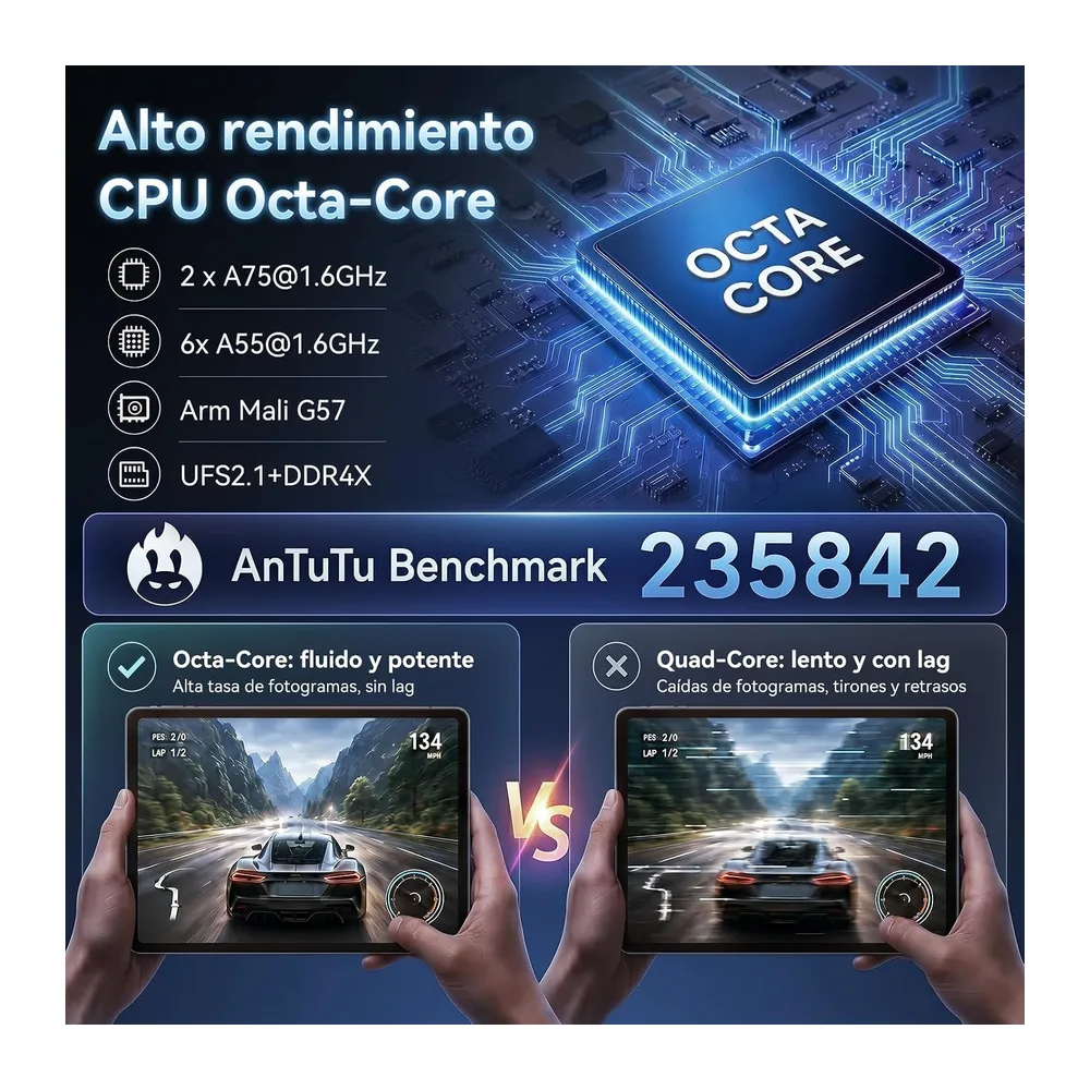 TABWEE Android 16 Tablet con Teclado y Lapiz — 5