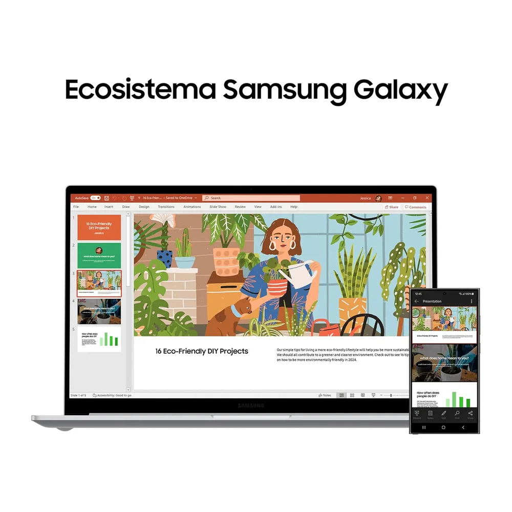 Samsung Galaxy Book4, Ordenador Portátil Ultrafino 15.6" Full HD LED, Intel Core i7 13th Gen i7-1355U, 16GB — 3