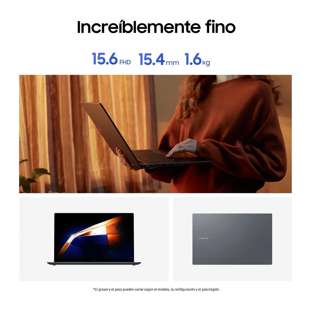 Samsung Galaxy Book4, Ordenador Portátil Ultrafino 15.6" Full HD LED, Intel Core i7 13th Gen i7-1355U, 16GB — 6