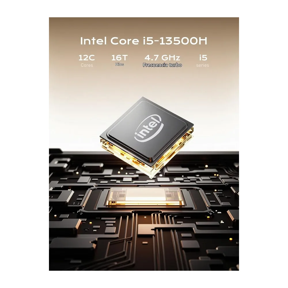 MINISFORUM NAB5R Mini-PC con Intel i5 13500H — 3