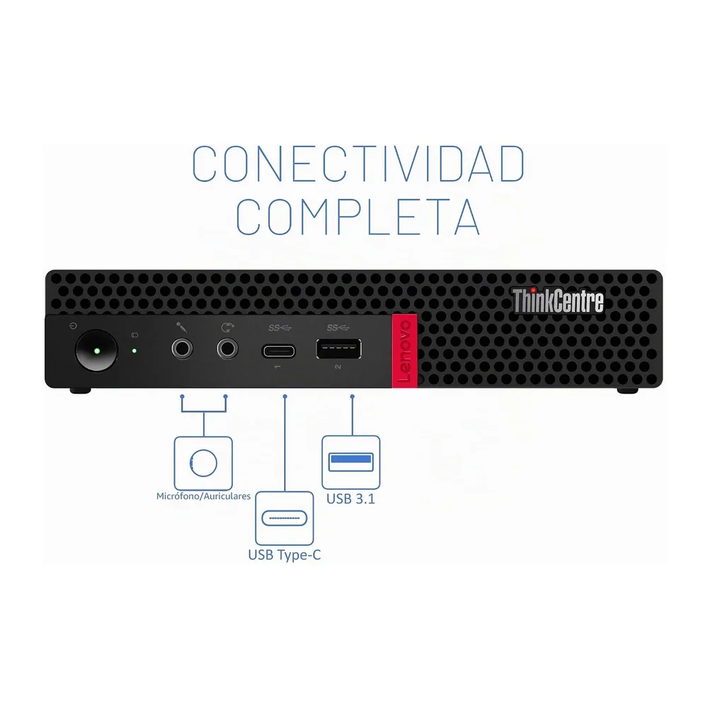 Lenovo ThinkCentre M720q Mini Desktop Computadora — 3