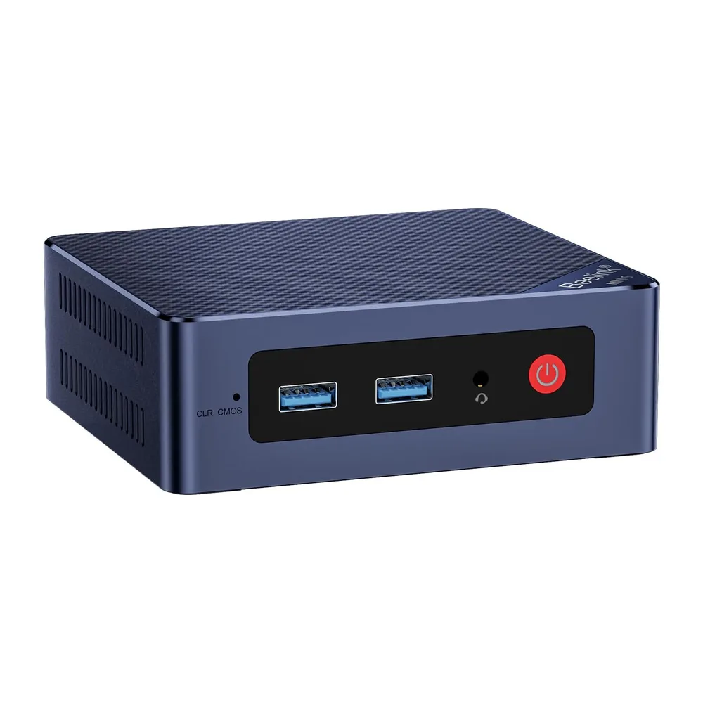 Beelink Mini PC N150 (hasta 3,6 GHz), 13th Twin Lake, Mini Ordenador 12GB RAM LPDDR5 SSD M.2 SATA 512GB, Mini