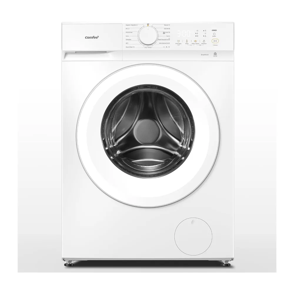 COMFEE' Lavadora 8KG Clase A-10% 1400RPM Smart wash Blanco CF08EWP05W [Clase de eficiencia energética A] — 2