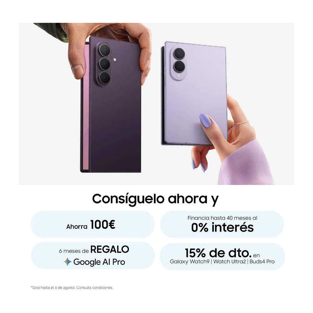 Samsung Galaxy Z Fold8, 256 GB, Teléfono Móvil, Grafito — 3