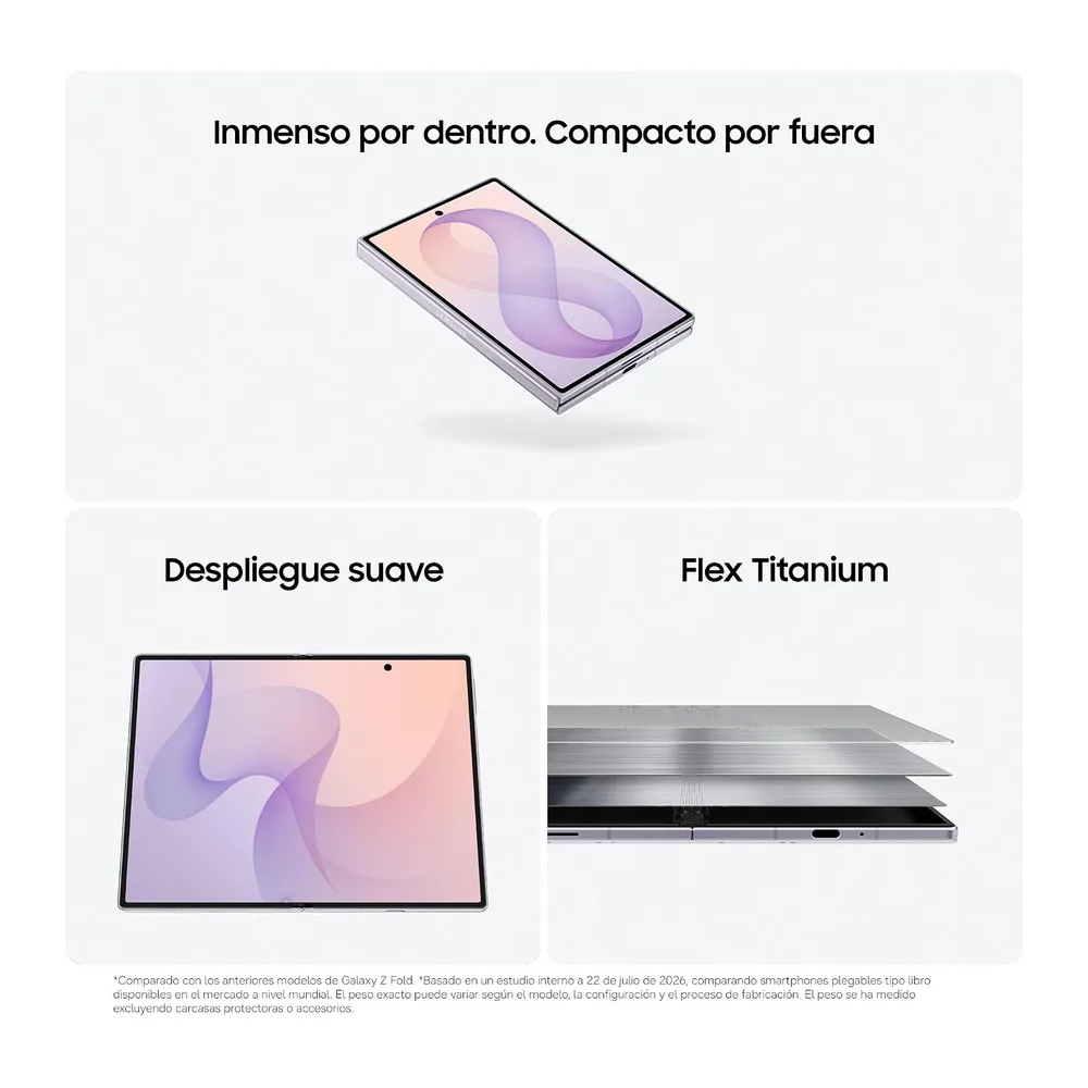 Samsung Galaxy Z Fold8, 256 GB, Teléfono Móvil, Grafito — 5