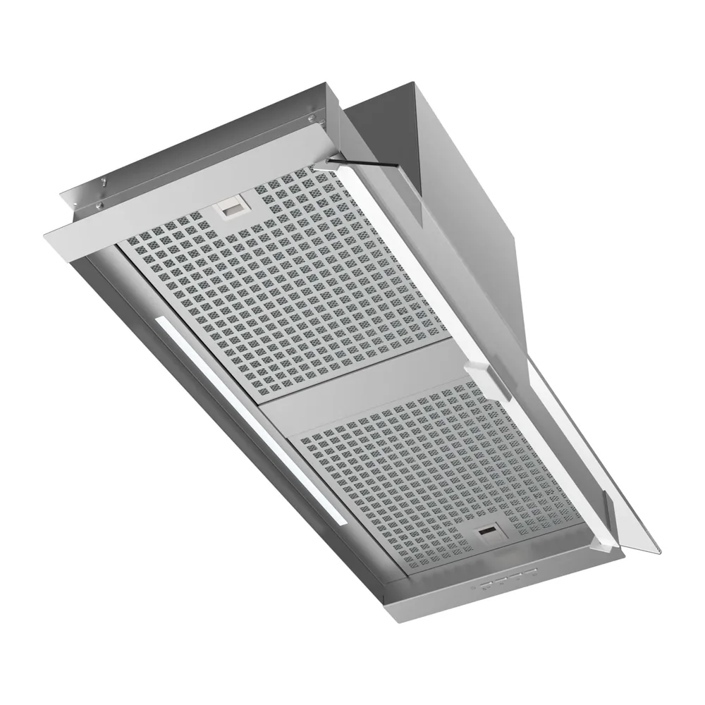 Campana Extractora Corona X 80, 80 cm, 850 m³/h, 4 Velocidades con Turbo, Panel Electrónico, LED Regulable,