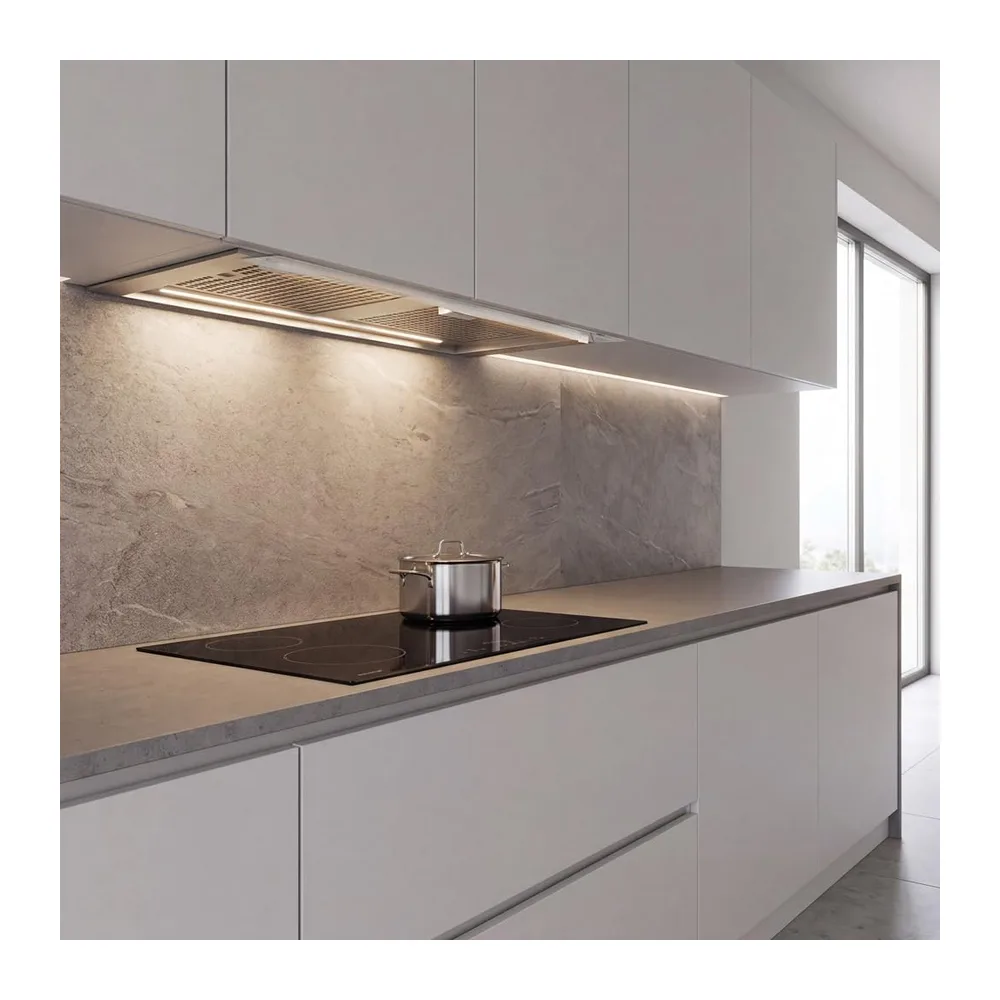 Campana Extractora Corona X 80, 80 cm, 850 m³/h, 4 Velocidades con Turbo, Panel Electrónico, LED Regulable, — 5
