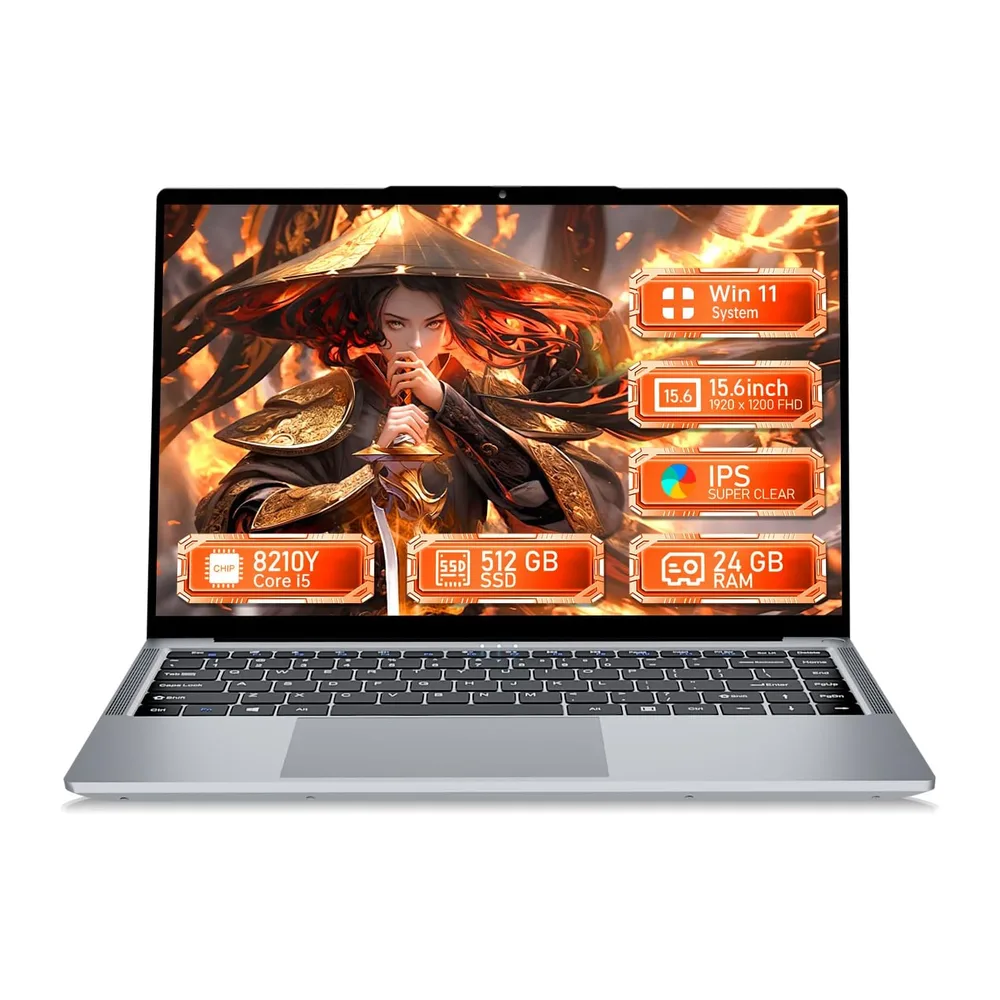 Ordenador Portátil 15.6" PC Portatil Core i5-8210Y (hasta 3.6GHz)