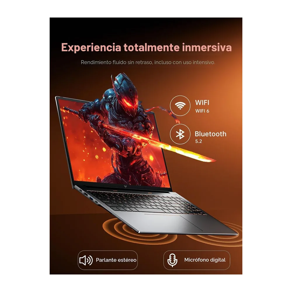 16" Ordenador Portatil Gaming, Ryzen 7 7735HS, hasta 4.75GHz Laptop Oficina — 5