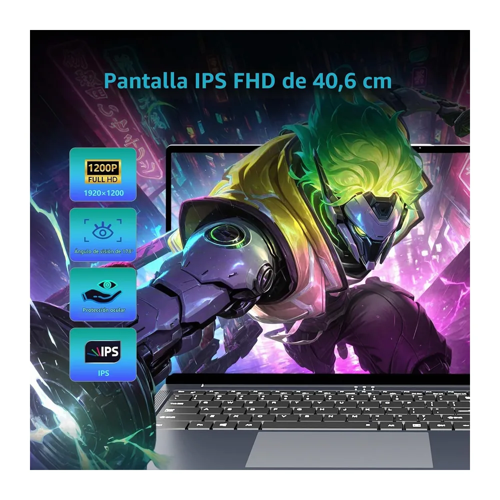Ordenador Portátil 16 Pulgadas PC Portatil Core i5 8210Y Procesador — 3