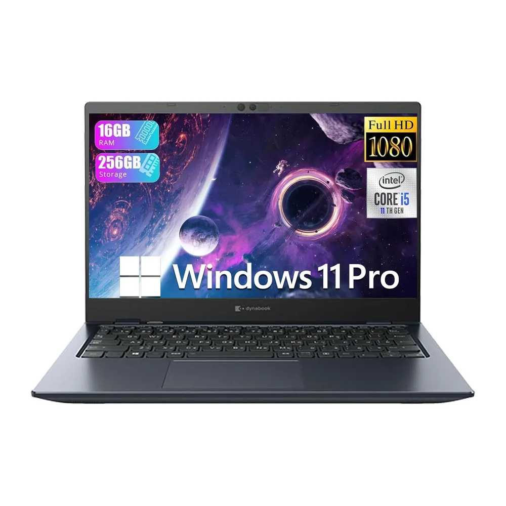Toshiba Dynabook G83/HS - Ordenador portátil de 13,3" FHD, Intel Core i5-1135G7, 16 GB de RAM, SSD de 256 GB,