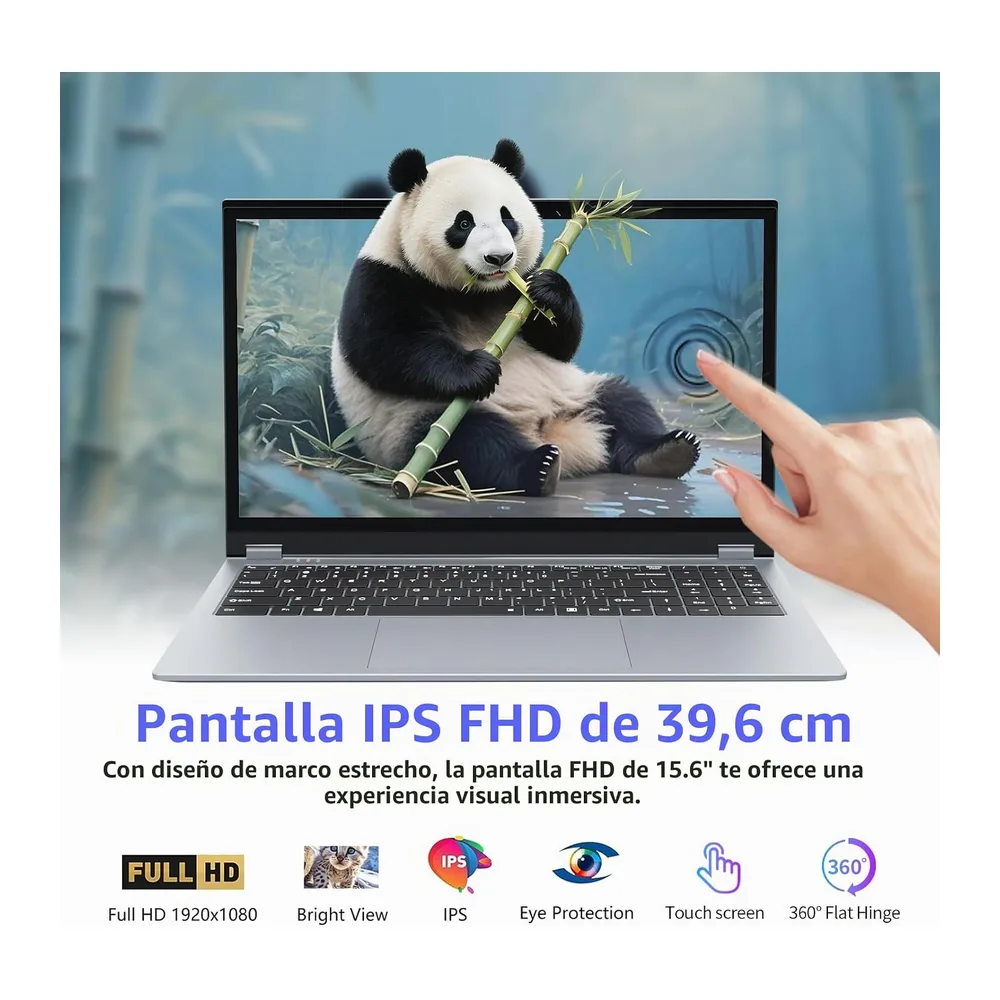 15,6 Pulgadas Ordenador Portátil 2 en 1 Pantalla Táctil — 5