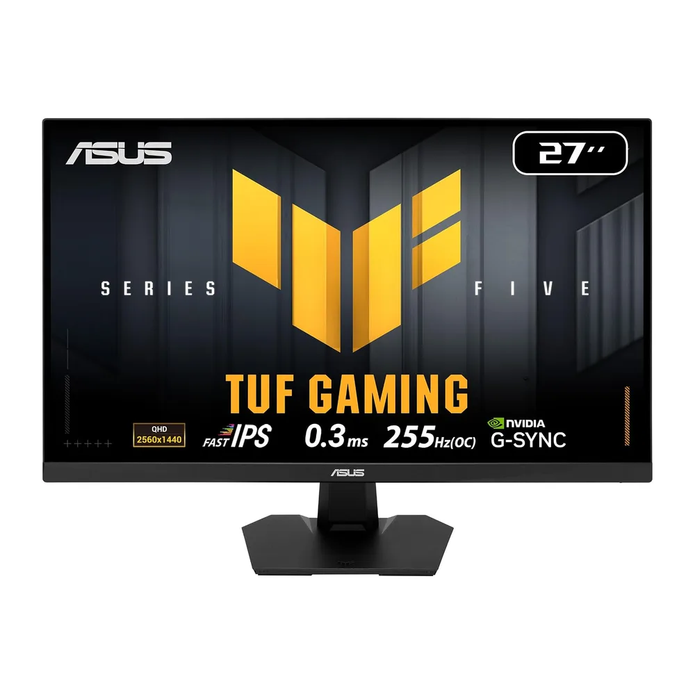 ASUS TUF Gaming VG27AQME5F - Monitor de 27", Panel Fast IPS QHD, 255 Hz (OC), 0,3 ms, G-Sync, AMD FreeSync — 2