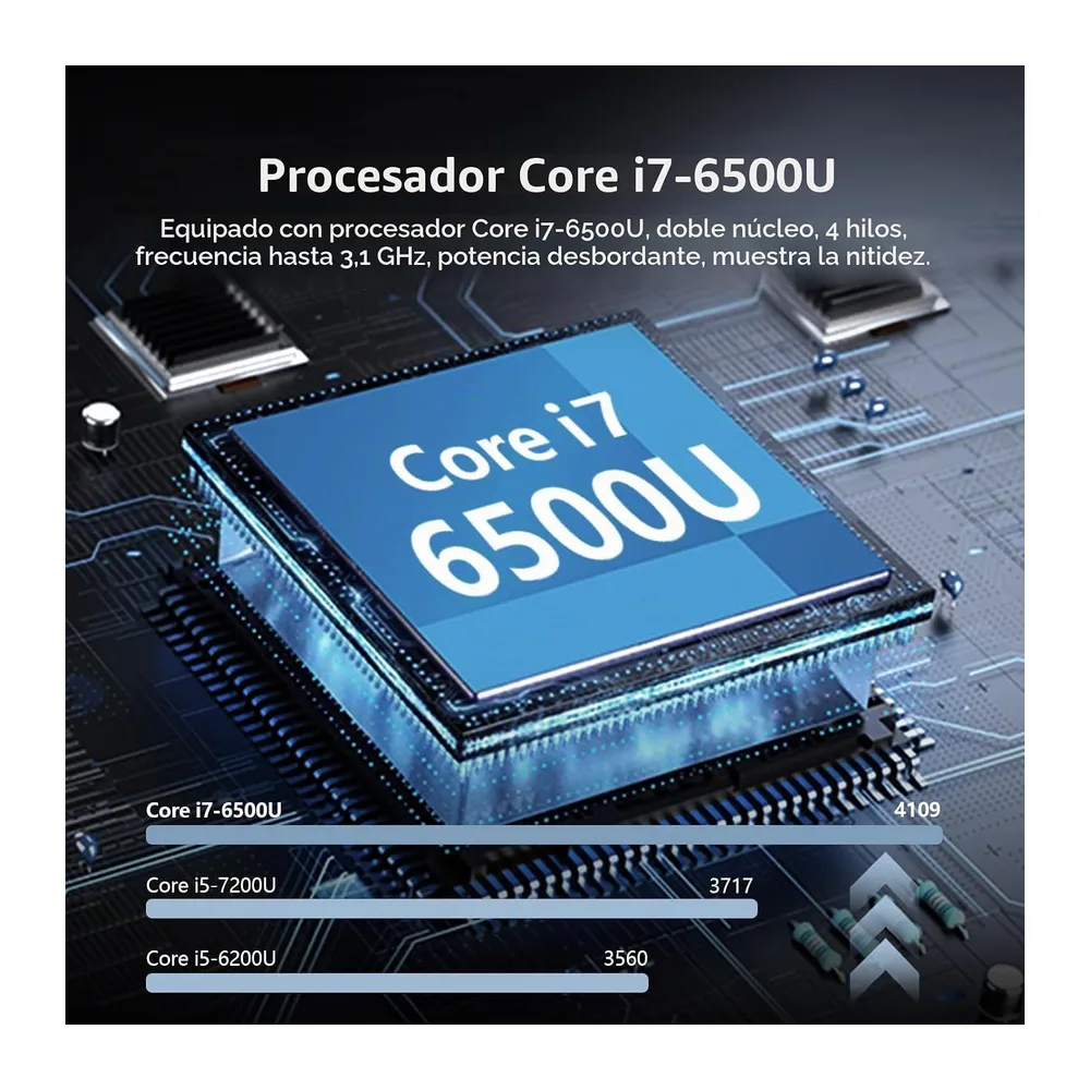 16" Ordenador Portátil Core i7 6500U (up 3.1GHz) Procesador — 4