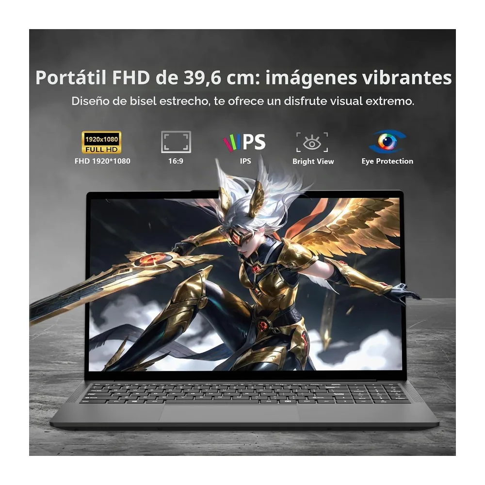 Portátil 15.6 Pulgadas, Ordenador Portatil Core I3-8100Y CPU, Win 11 PC Portátil 16GB RAM 512GB SSD, Laptop — 2
