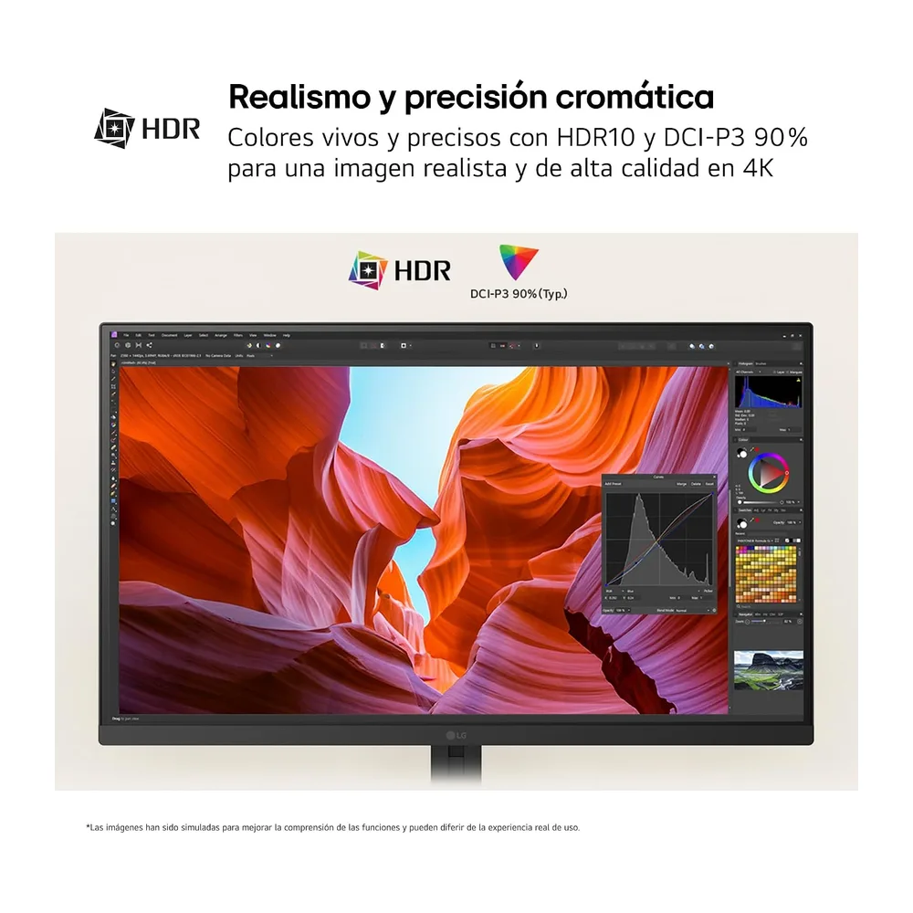 LG Monitor Ultrafine 27U730B-B - 27'', UHD (3840 x 2160), IPS, Negro [Clase de eficiencia energética F] — 5