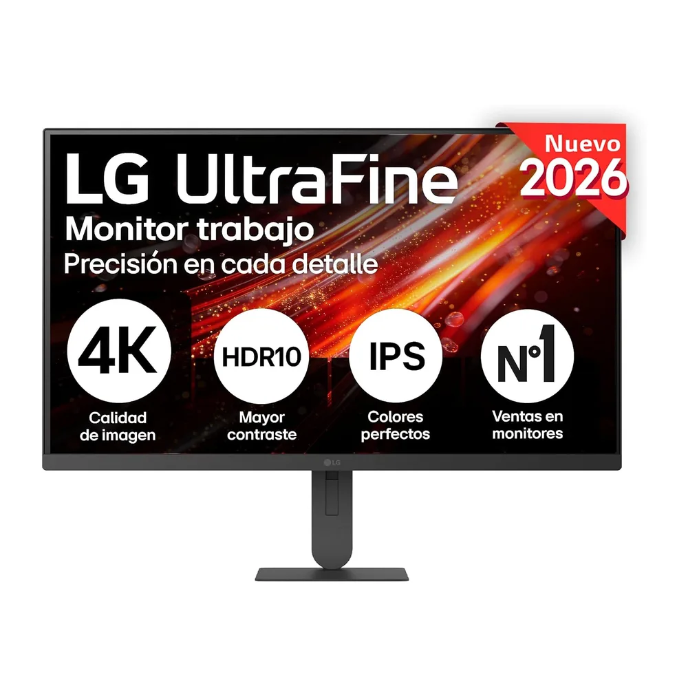 LG Monitor Ultrafine 27U710B-B - 27'', UHD (3840 x 2160), IPS, Negro [Clase de eficiencia energética F]